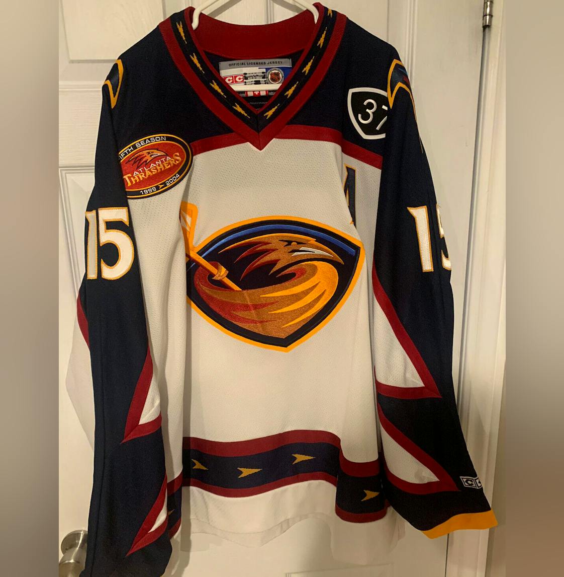 Dany heatley discount thrashers jersey